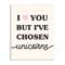 Stupell Industries I Love You But Unicorns Funny Phrase Fantasy Wall Plaque